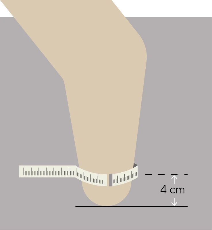 Measurement illustration for the Nord° Liner 2.1.x range.